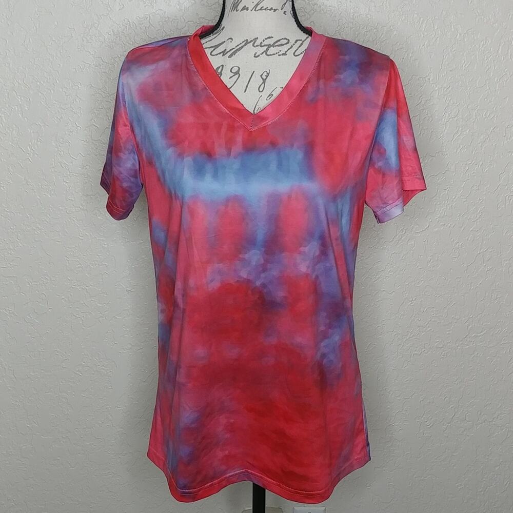 Multicolored Tie Dye Shirt Size M